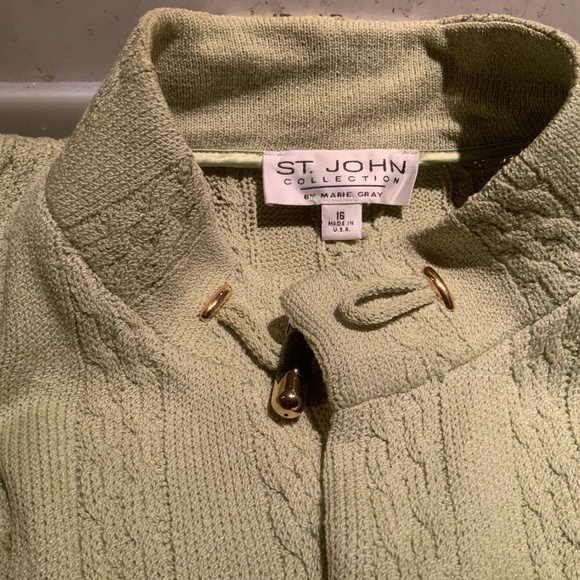 VINTAGE ST. JOHN COLLECTION KNIT COAT - Picture 5 of 5
